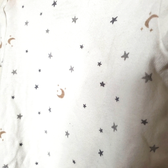 10) CARTER'S Celestial Stars & Moons Onesie Sz. 3Mth - Picture 4 of 6